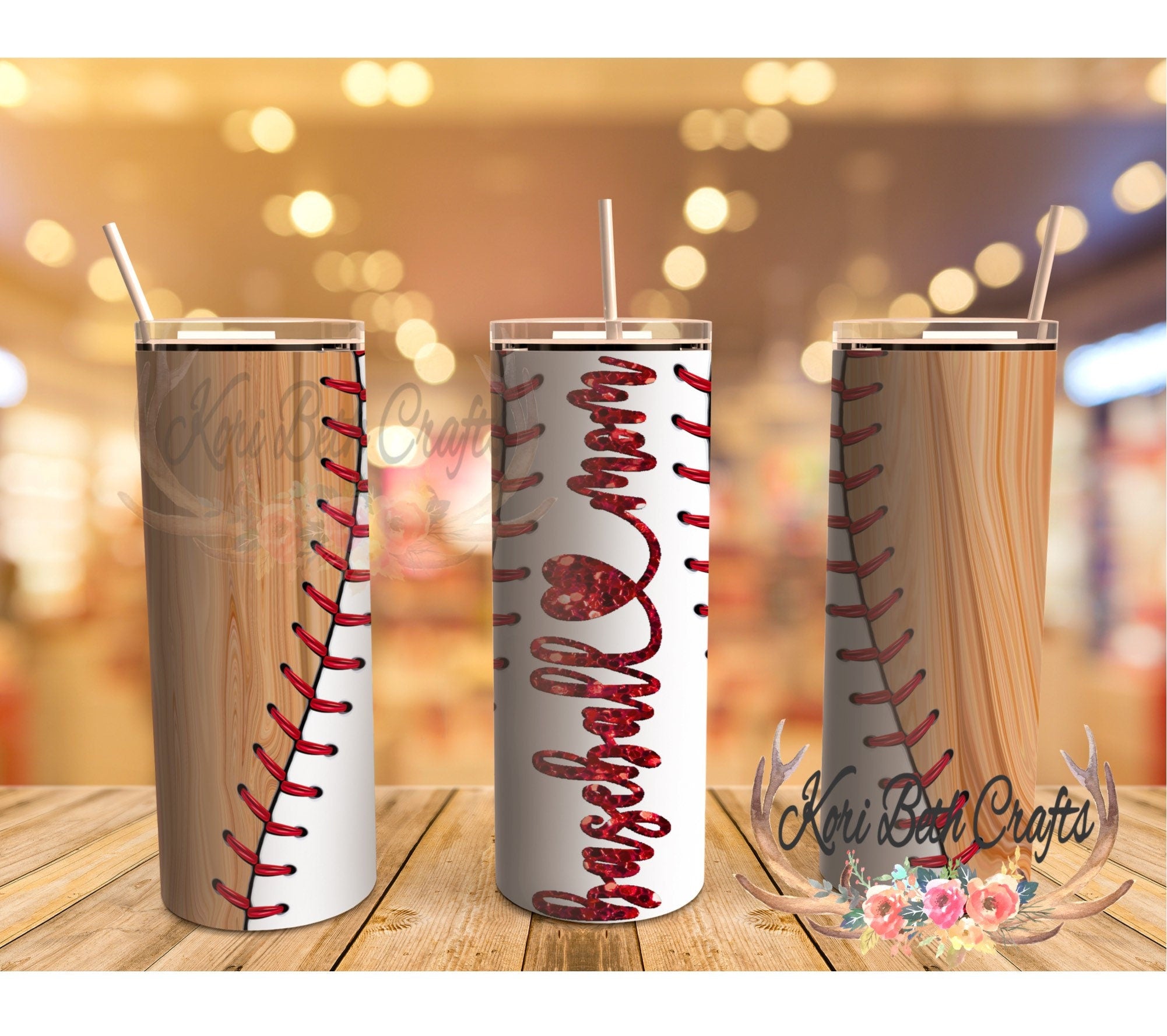 Baseball Mom Insulated Tumbler With Lid 20 Oz Stainless Steel